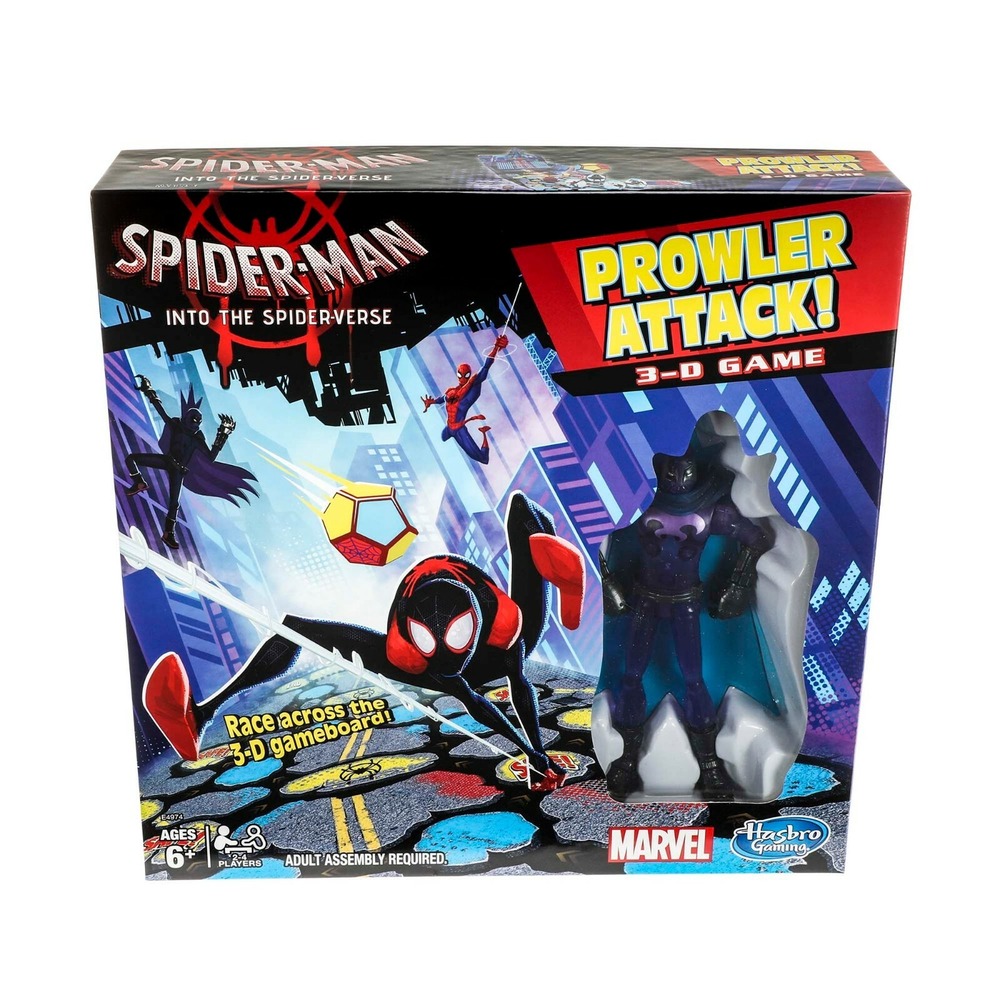 Marvel Spider Man Into the Spider Verse Prowler Attack 3 D Race Game Age 6+